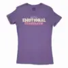 Emotional Ekambaram Women’s T-Shirt in Solid Purple Rush Color