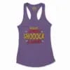 Naan Apudiye Shoooock Aayitten Women's Racerback Tank in Solid Purple Rush Color