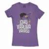 Idhu Vaaliba Vayasu Women’s T-Shirt in Solid Purple Rush Color