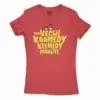 Ena Vechi Kaamedy Keemady Panaliye Women’s T-Shirt in Solid Red Color