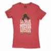 Lochak Mochak Kochak Women’s T-Shirt in Solid Red Color
