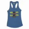 Neenga Romba Sappaa Phigru Women's Racerback Tank in Solid Royal Color