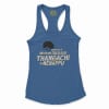 Manasula Michael Jackson Thangachi Nu Nenappu Women's Racerback Tank in Solid Royal Color