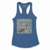 Odambukku Nalladhu Illa, Annubhavathula Sollaren Women's Racerback Tank in Solid Royal Color