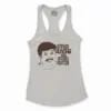Eppudi Irundha Naan Ippadi Ayiten Women's Racerback Tank in Solid White Color