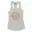Back Bencher Women's Racerback Tank in Solid White Color