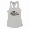 Encounter Ekambaram Women's Racerback Tank in Solid White Color