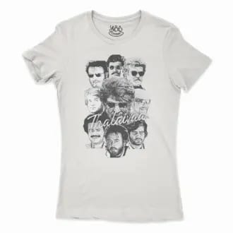 Thalaivaa Avatars Women's T-Shirt in Solid White Color