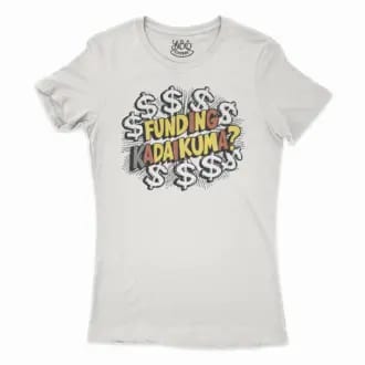 Funding Kadaikuma Women’s T-Shirt in Solid White Color