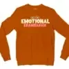 Emotional Ekambaram Men/Unisex Long Sleeve T-Shirt in Texas Orange Color