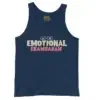 Emotional Ekambaram Men/Unisex Tank Top in True Navy Color