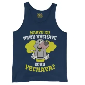 Naayu Ku Peru Vachaye Soru Vachaye Men/Unisex Tank Top in True Navy Color