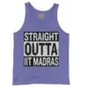 Straight Outta Iit Madras Men/Unisex Tank Top in Violet Color