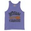 Woahh!! Watte Karuvaad Men/Unisex Tank Top in Violet Color