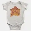 Ade Apprecentingala Short Sleeve Baby Onesie in White Color