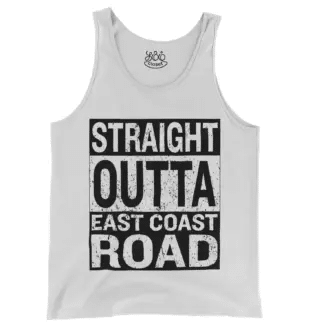 Straight Outta Ecr Men/Unisex Tank Top in White Color