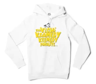 Ena Vechi Kaamedy Keemady Panaliye Men/Unisex Hoodie in White Color