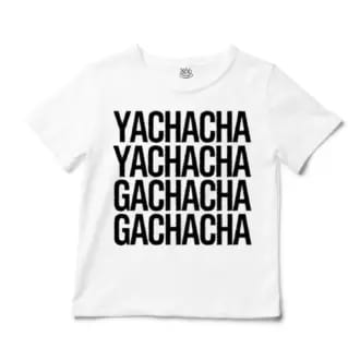 Yachacha Yachacha, Gachacha Gachacha - Black Unisex Toddler T-Shirt in White Color