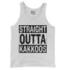 Straight Outta Kakkoos Men/Unisex Tank Top in White Color