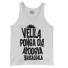 Velila Ponga Da Ayoogya Rascalgala Men/Unisex Tank Top in White Color