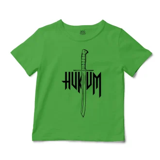 Hukum (Black) Unisex Toddler T-Shirt in Apple Color