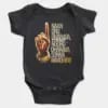 Naan Oru Dharava Sonna, Nooru Dharava Sonna Maadhiri Short Sleeve Baby Onesie in Black Color