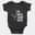 En Vazhi, Thani Vazhi (White) Short Sleeve Baby Onesie in Black Color