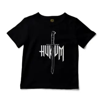 Hukum Unisex Toddler T-Shirt in Black Color