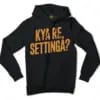 Kya Re, Settinga Men/Unisex Hoodie in Black Color