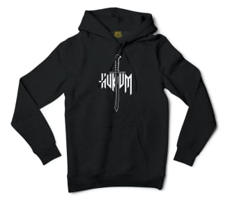 Hukum Men/Unisex Hoodie in Black Color