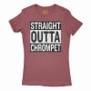 Straight Outta Chrompet Women's T-Shirt in Cardinal Color