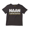 Naan Limited Edition Unisex Toddler T-Shirt in Charcoal Color