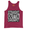 Straight Outta Chrompet Men/Unisex Tank Top in Crimson Color
