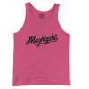Maghizchi (Black) Men/Unisex Tank Top in Crunchberry Color