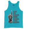 Naan Oru Dharava Sonna, Nooru Dharava Sonna Maadhiri (Black) Men/Unisex Tank Top in Lagoon Color
