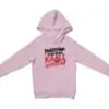 Paakaththana Porra Indha Kaali Oda Aatatha (Black) Unisex Youth Hoodie in Light Pink Color