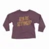 Kya Re, Settinga Youth Unisex Sweatshirt in Maroon Color
