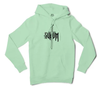Hukum (Black) Men/Unisex Hoodie in Mint Color