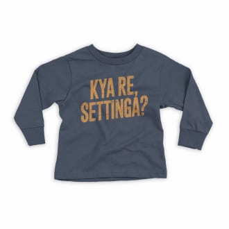 Kya Re, Settinga Youth Unisex Sweatshirt in Navy Color