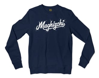 Maghizchi Men/Unisex Long Sleeve Sweatshirt in Navy Color
