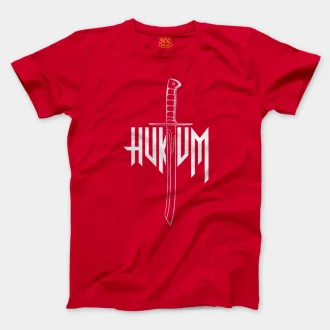 Hukum Men/Unisex T-Shirt in Red Color