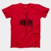 Hukum (Black) Men/Unisex T-Shirt in Red Color