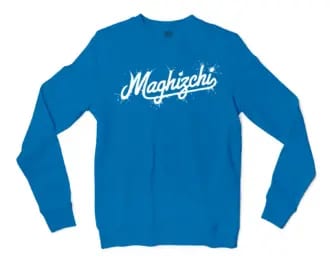 Maghizchi Men/Unisex Long Sleeve T-Shirt in Sapphire Color