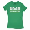 Naan Limited Edition Women's T-Shirt in Solid Kelly Green Color