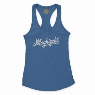Maghizchi Women's Racerback Tank in Solid Royal Color