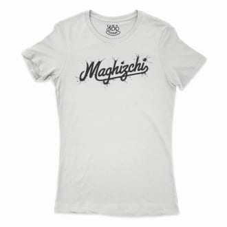 Maghizchi (Black) Women's T-Shirt in Solid White Color