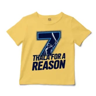 Thala For A Reason Unisex Toddler T-Shirt in Butter Color