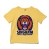 Singham Singla Dham Varum Unisex Toddler T-Shirt in Butter Color