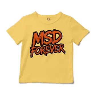 Msd Forever Unisex Toddler T-Shirt in Butter Color