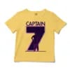Captain No 7 Unisex Toddler T-Shirt in Butter Color